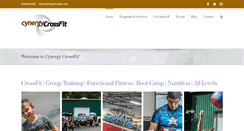 Desktop Screenshot of cynergycrossfit.com